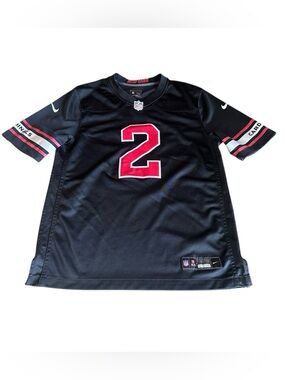 Nike Men Arizona cardinals Mack Wilson Sr Black Jersey Sz Medium